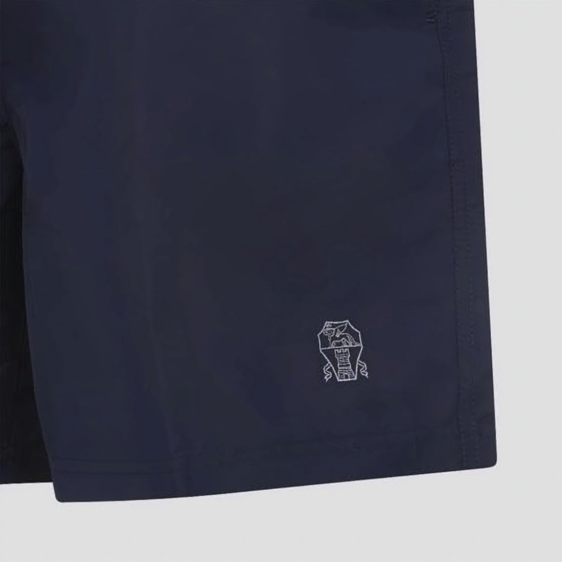 Navy Swim Shorts with Contrasting Drawstring