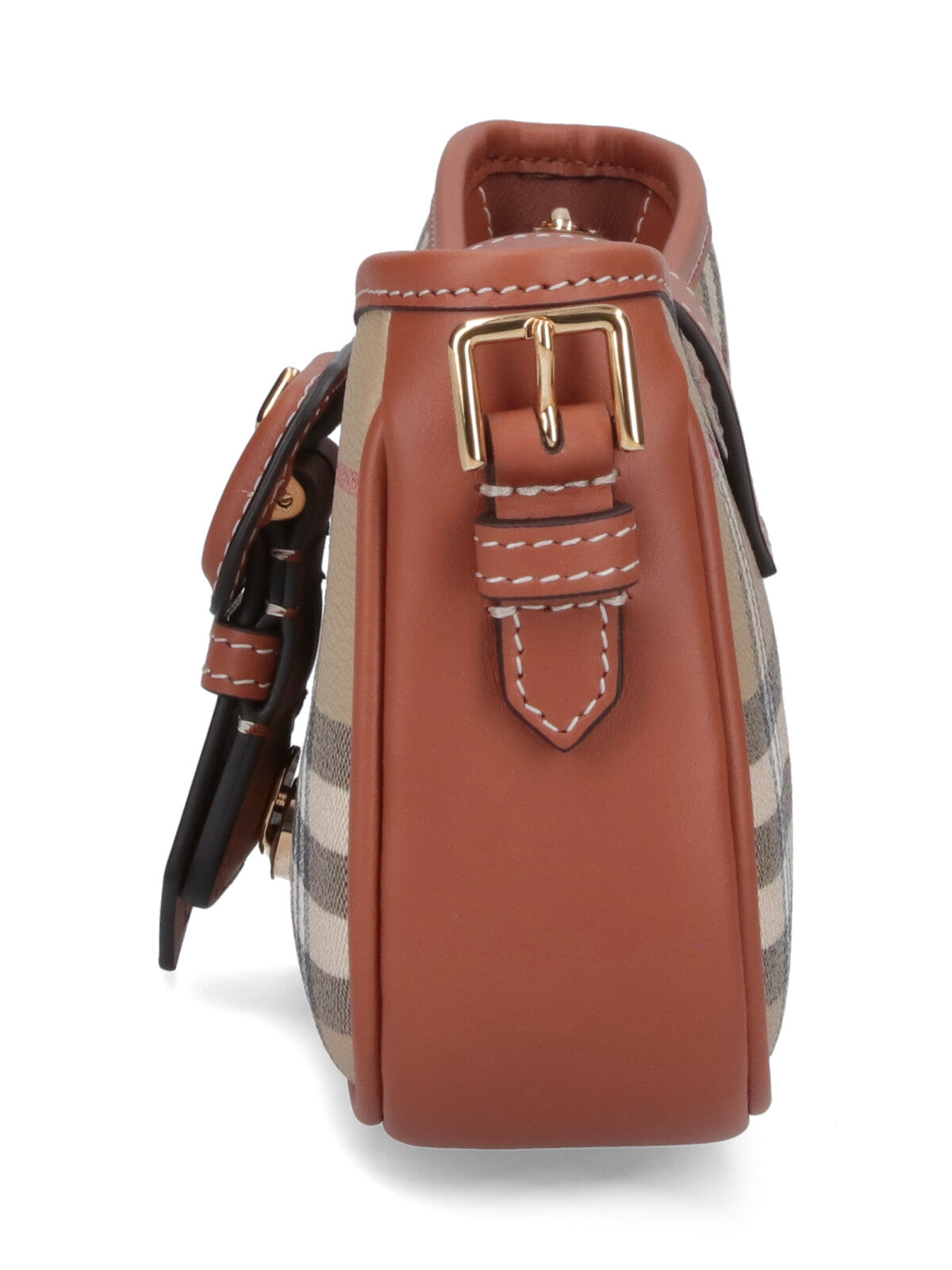 "Sling" Shoulder Bag, In Beige Fabric