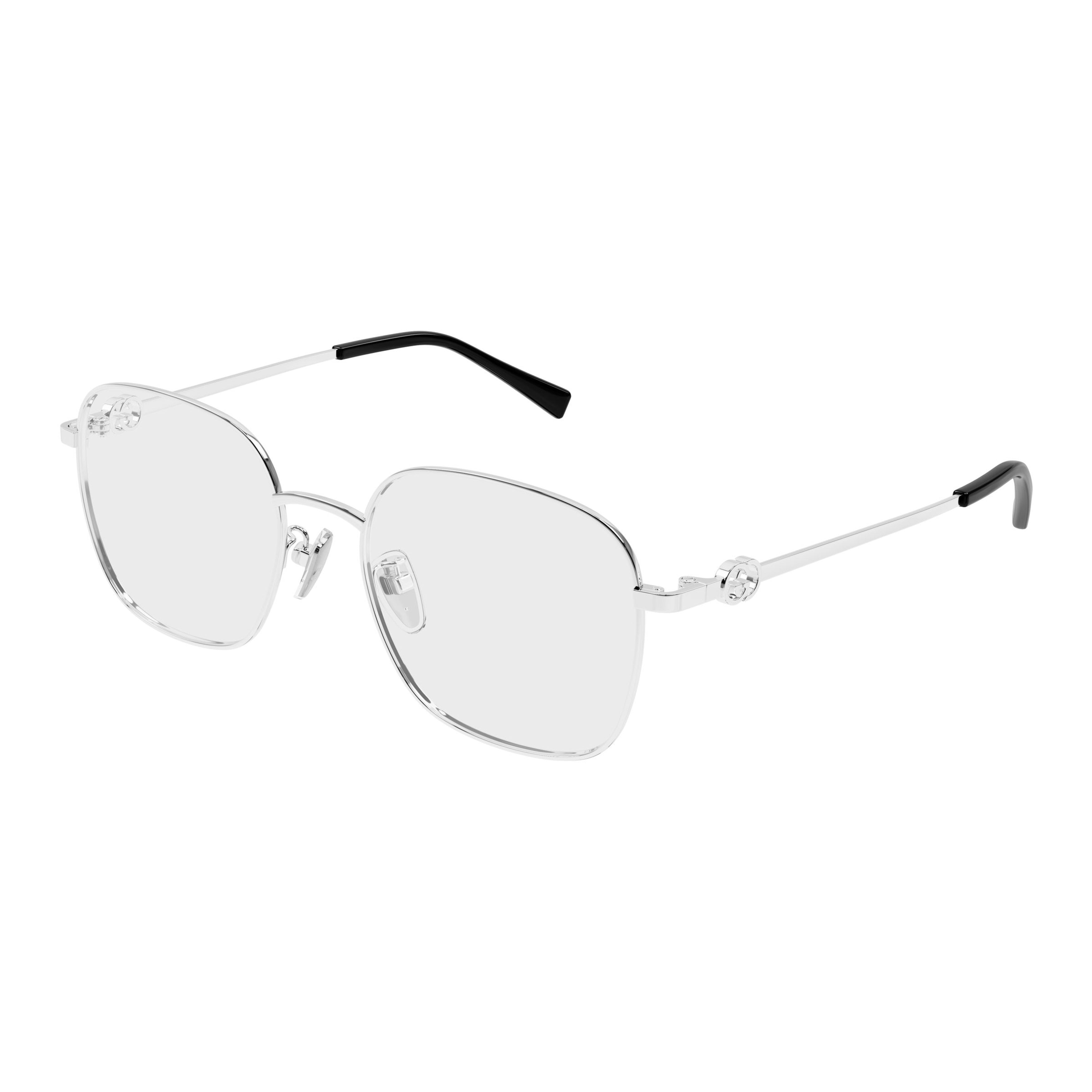 Gg2006oa Thin Metal Square Frame Eyeglasses