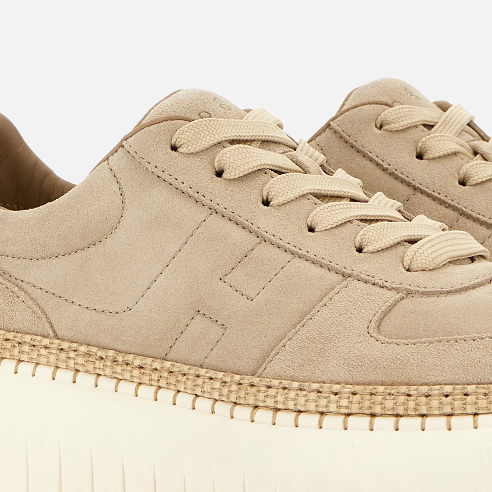 Light Biscuit H710 H-Stripes Basket Sneakers