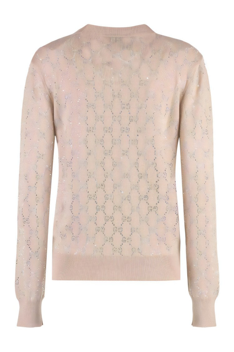 Soft Knit Sweater with Classic Crew Neckline