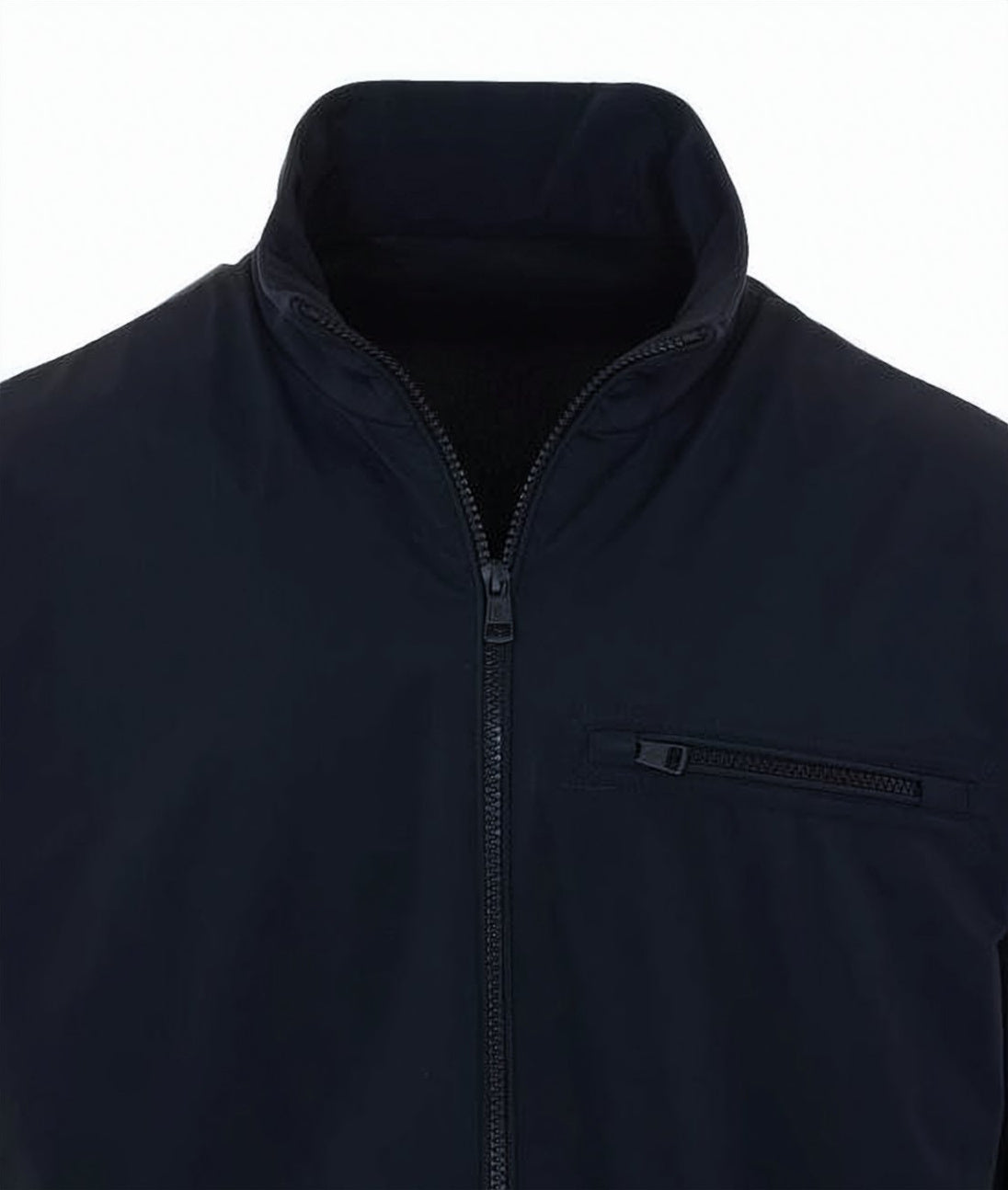 High Collared Minimalist Casual Jacket