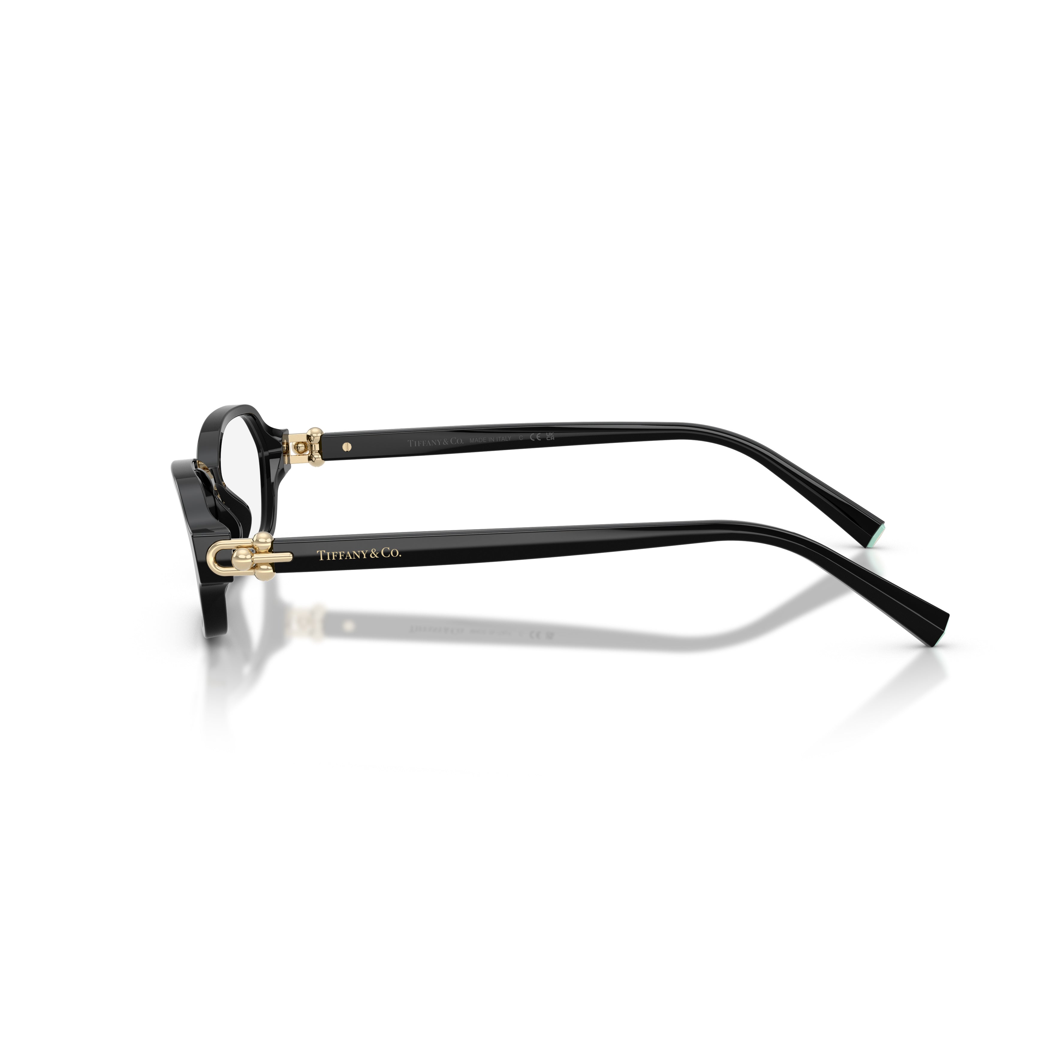 0tf2293u Rectangular Black Acetate Eyeglasses