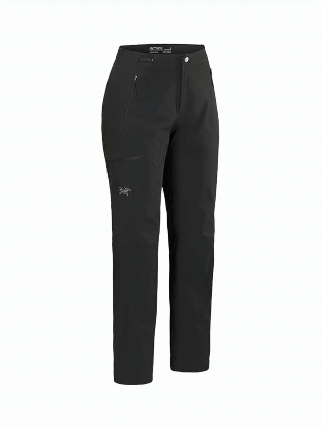 Straight Black Pants with Tailored Fit