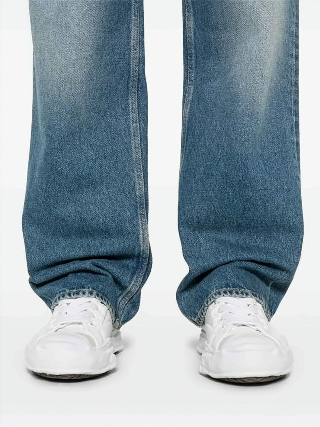 Relaxed Wide-Leg Denim Pants