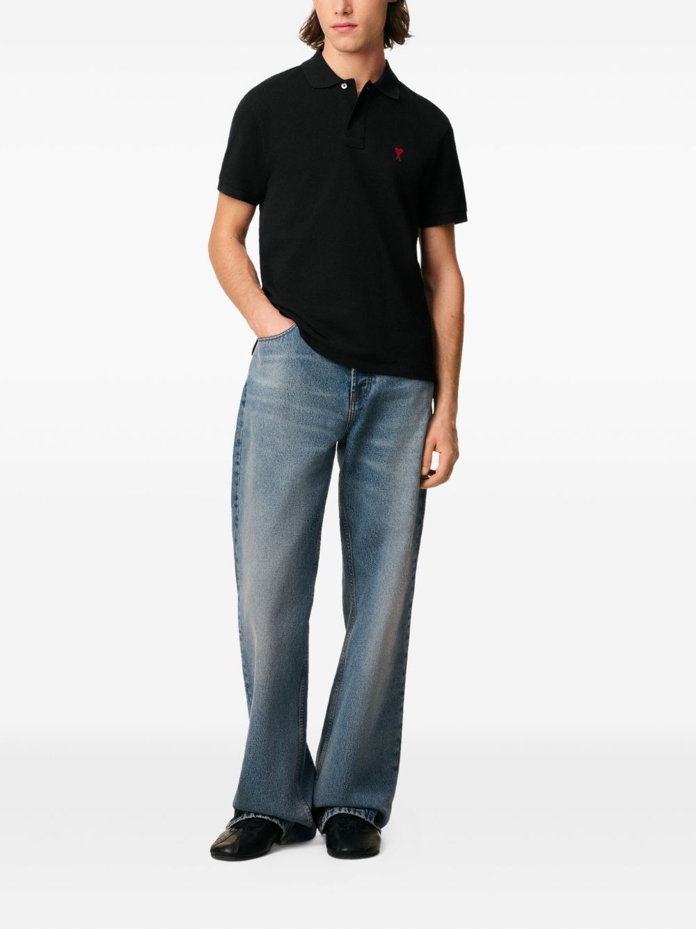 Organic Cotton Piqué Polo With Embroidered Logo