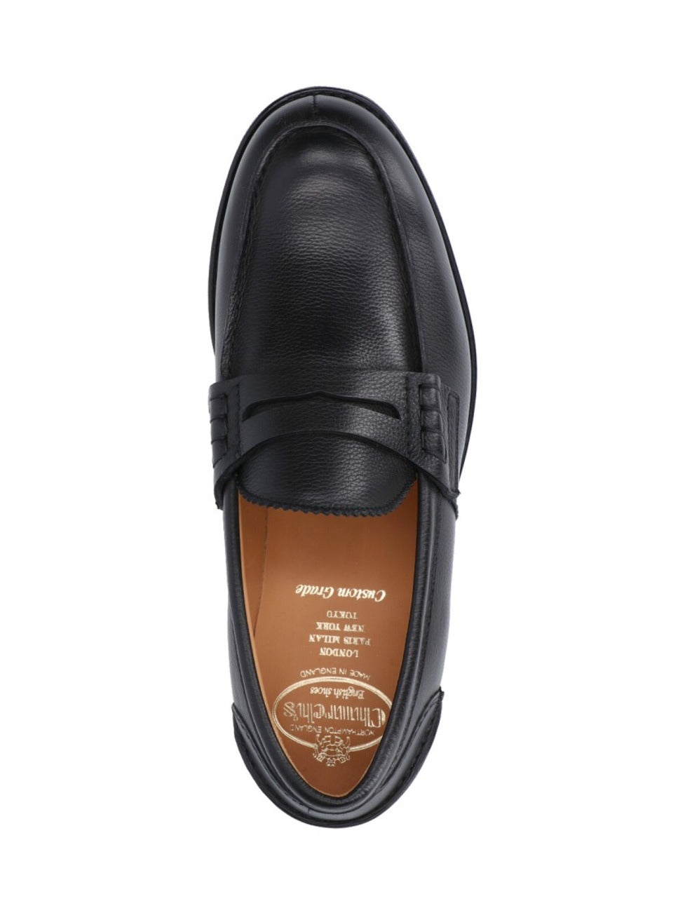 Mocassino Pembrey 2.0 Black Calf Leather Slip-On Shoes