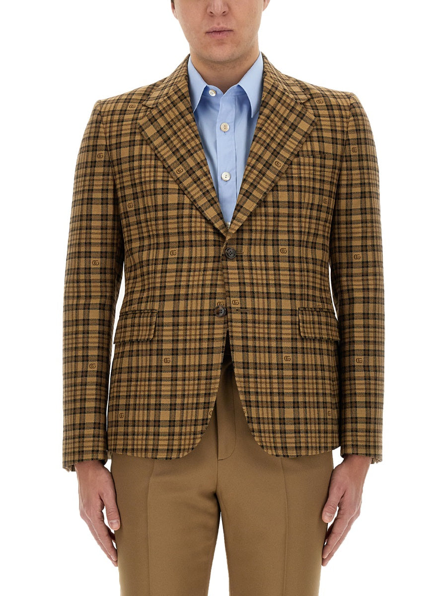 Tailored Jacket with Double G Monogram