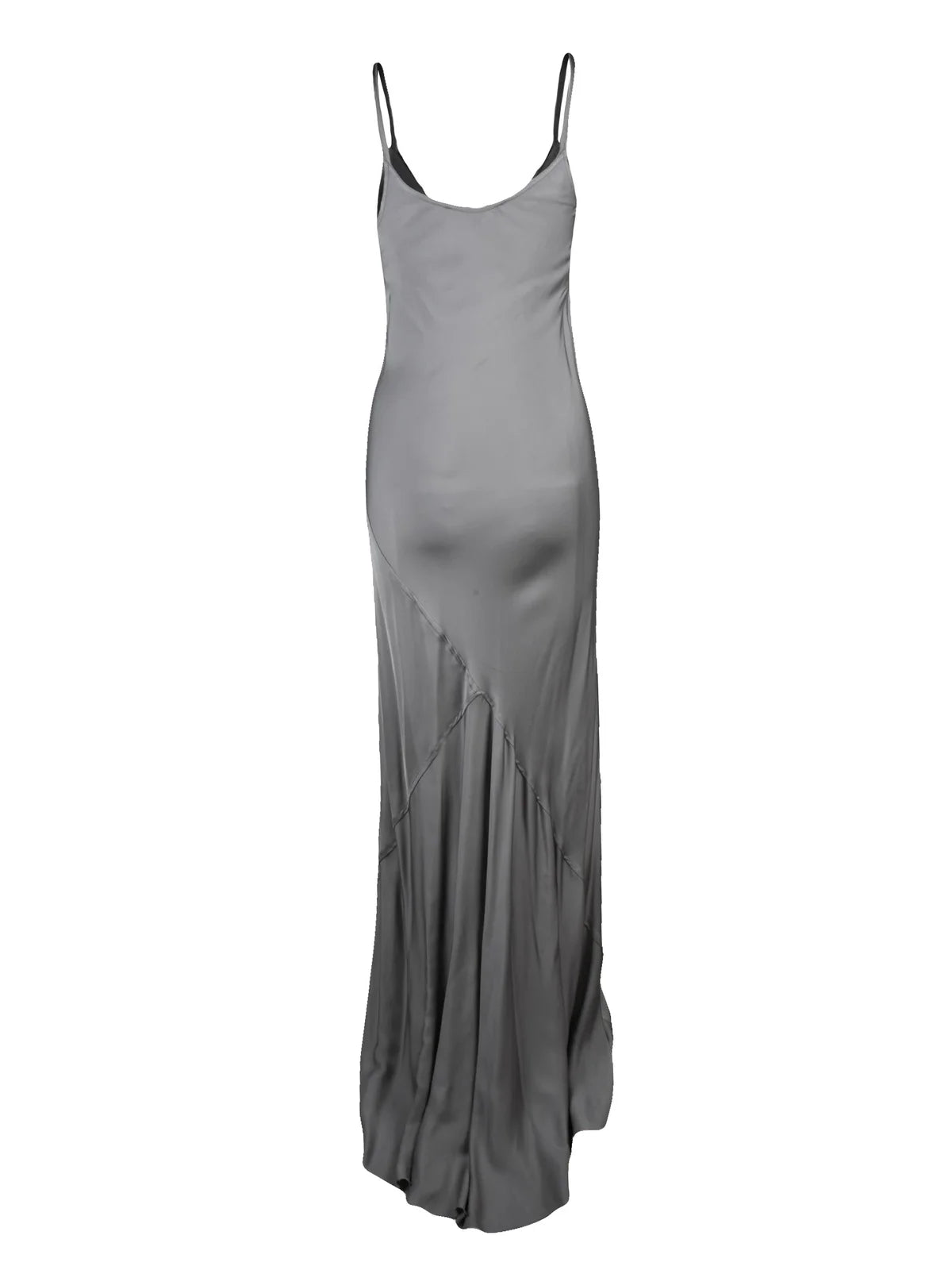 Grey Viscose Slip Dress