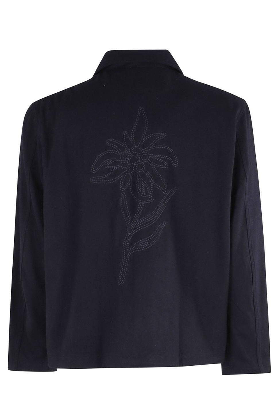Long Sleeve Casual Jacket With Embroidered Detailing
