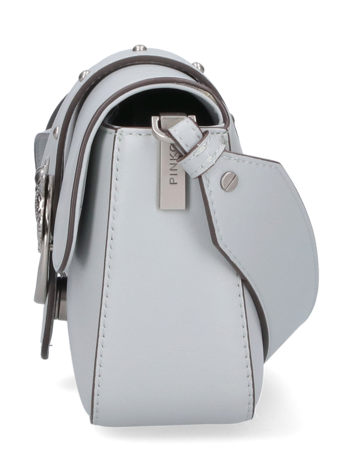 Medium Grey Handbag With Structured Silhouette And Versatile Carrying Options