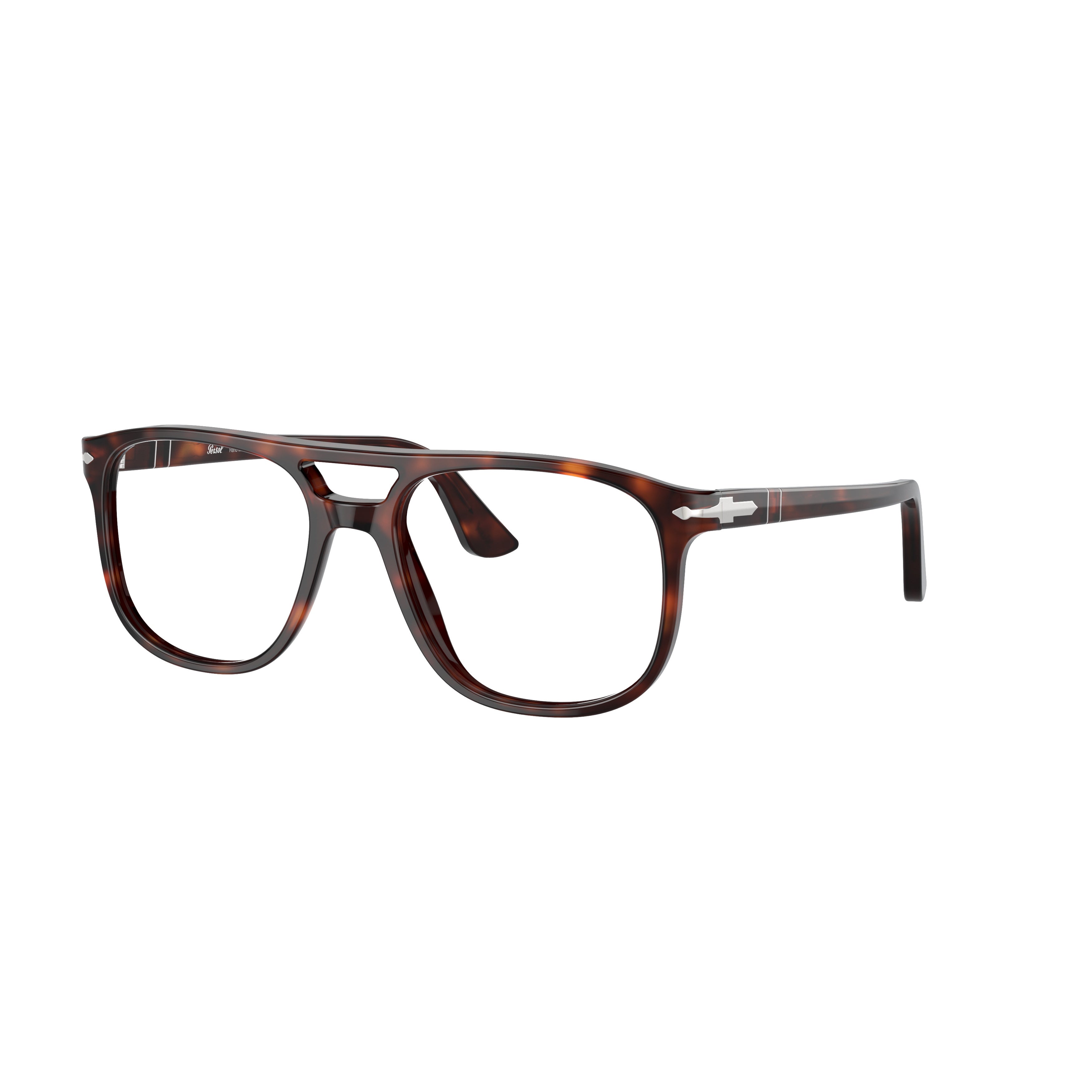 0po3329v Rectangular Acetate Eyeglasses with Keyhole Bridge