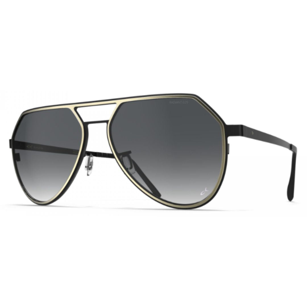 Bf1095 Thunder Bay Aviator Sunglasses with Thin Beta Titanium Frame
