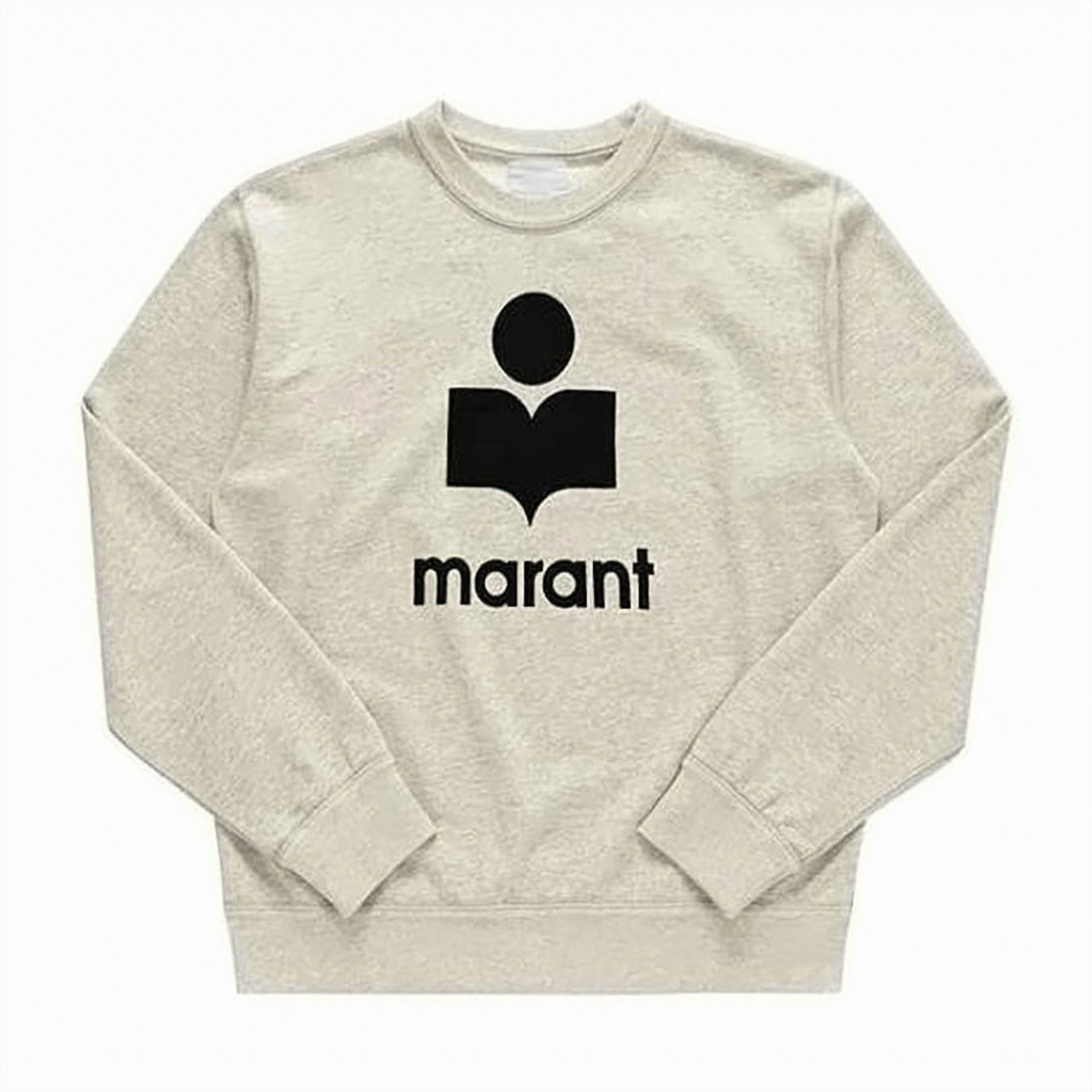 Casual Crewneck Sweatshirt with Bold Graphic Logo