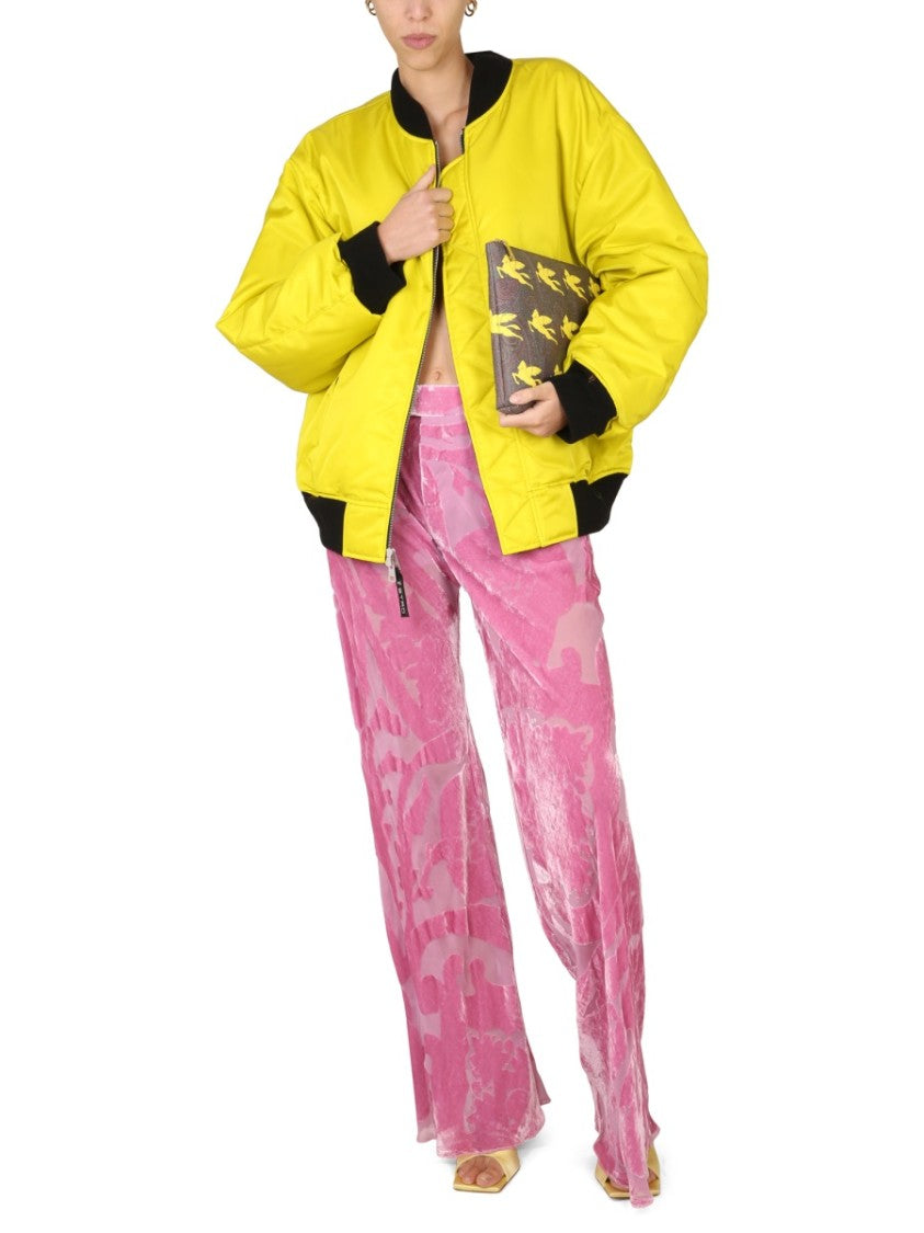 Patchwork Bomber Jacket
