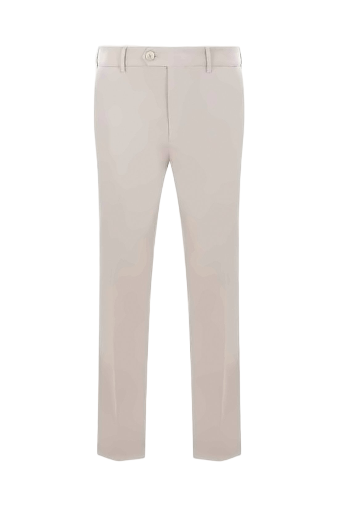 Tailored Straight Pants with Classic Waistband