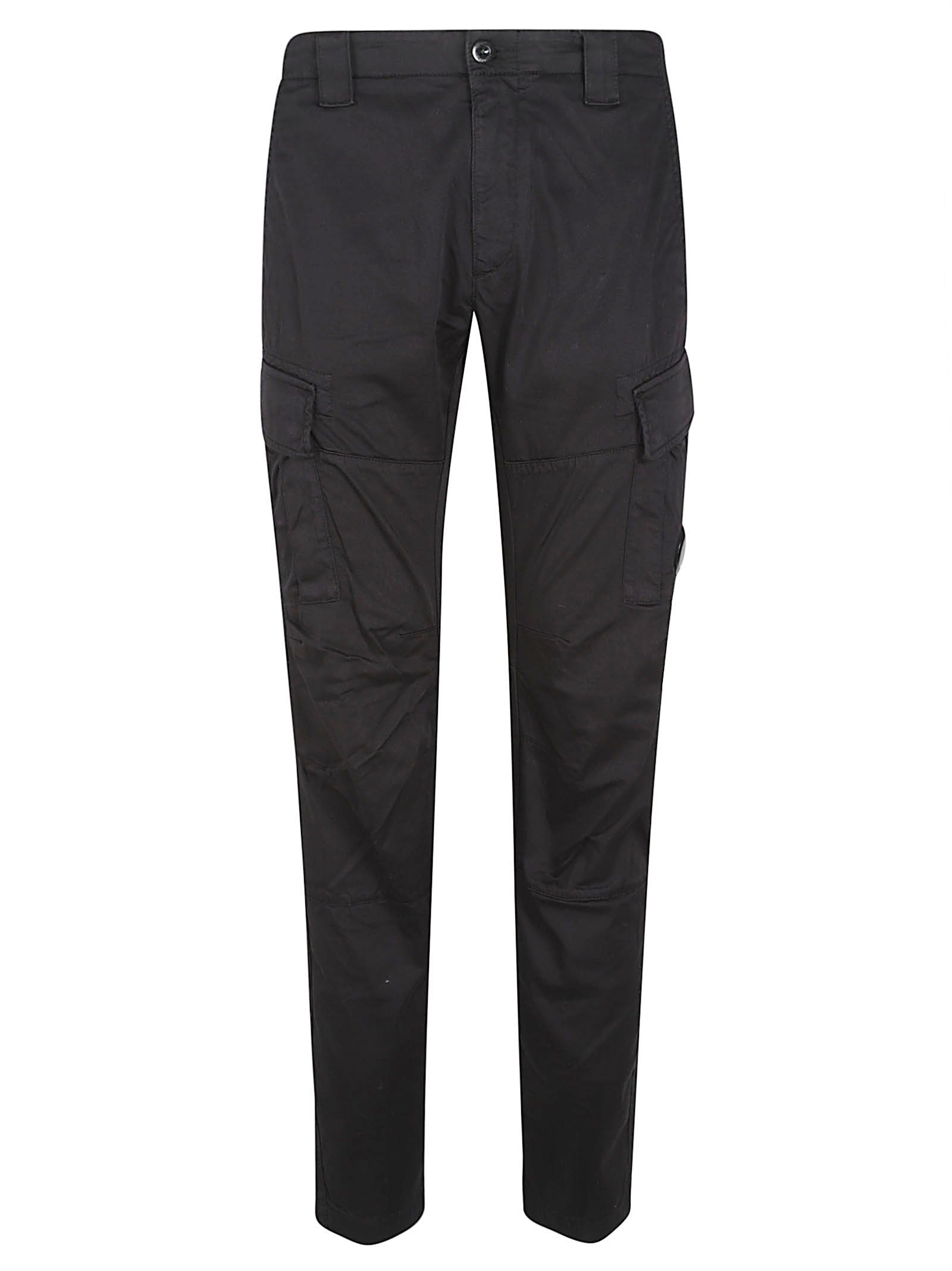 Straight-Leg Cargo Trousers with Subtle Stitching