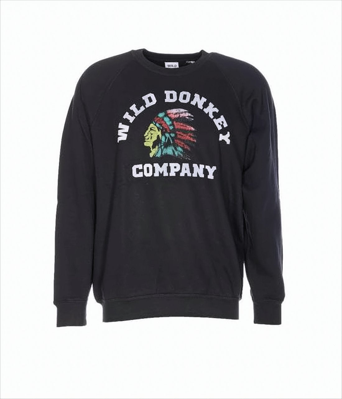 Graphic Print Long-Sleeve Shirt with Ribbed Details