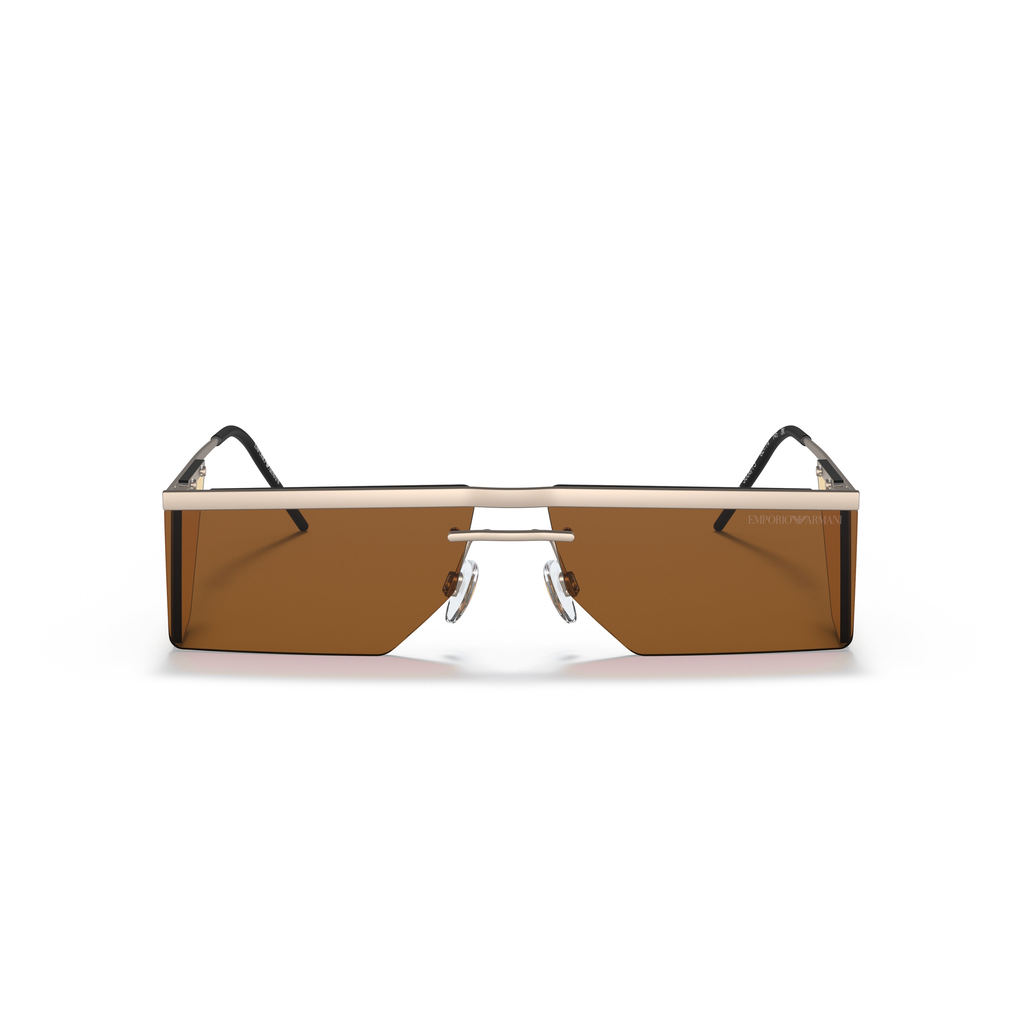 2123 Sole Geometric Metal Sunglasses with Gradient Lenses