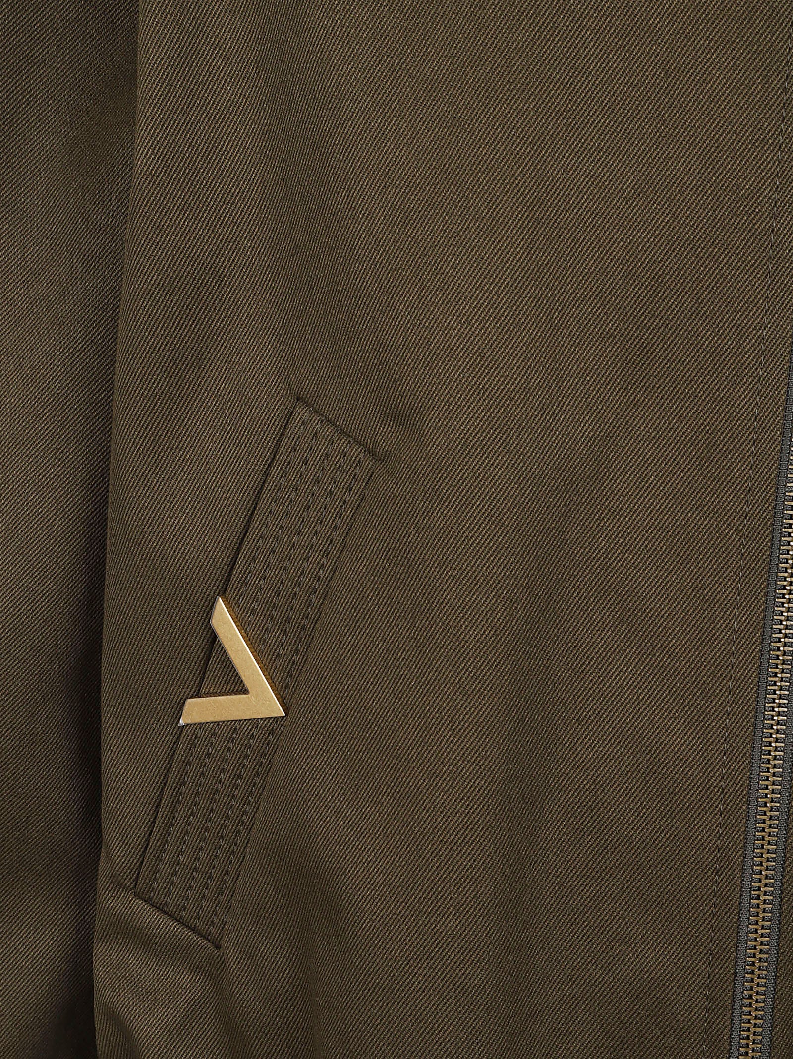 Cropped Military-Style Jacket