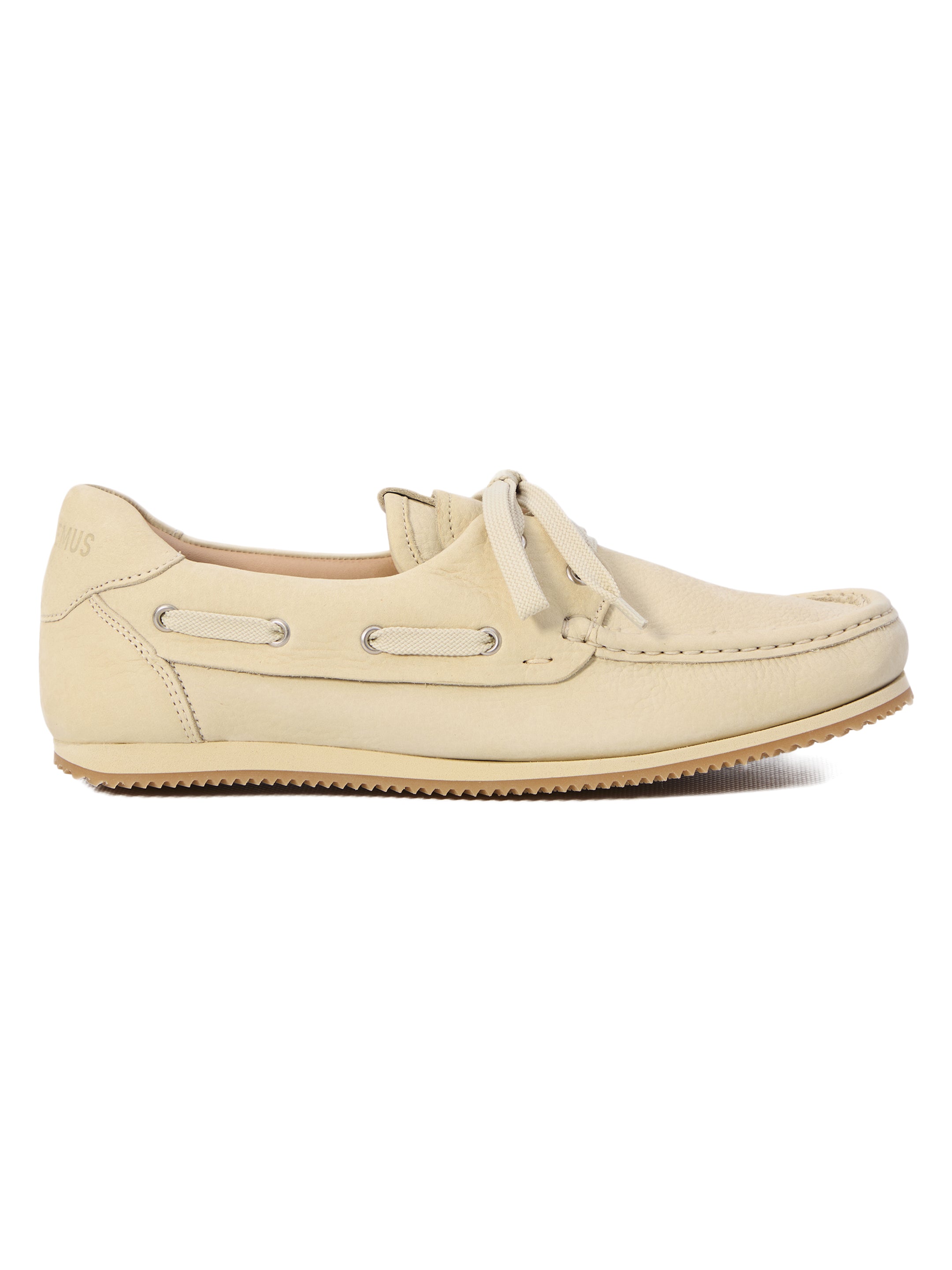 Moccasin-Toe Leather Loafers With Lace-Up Detail