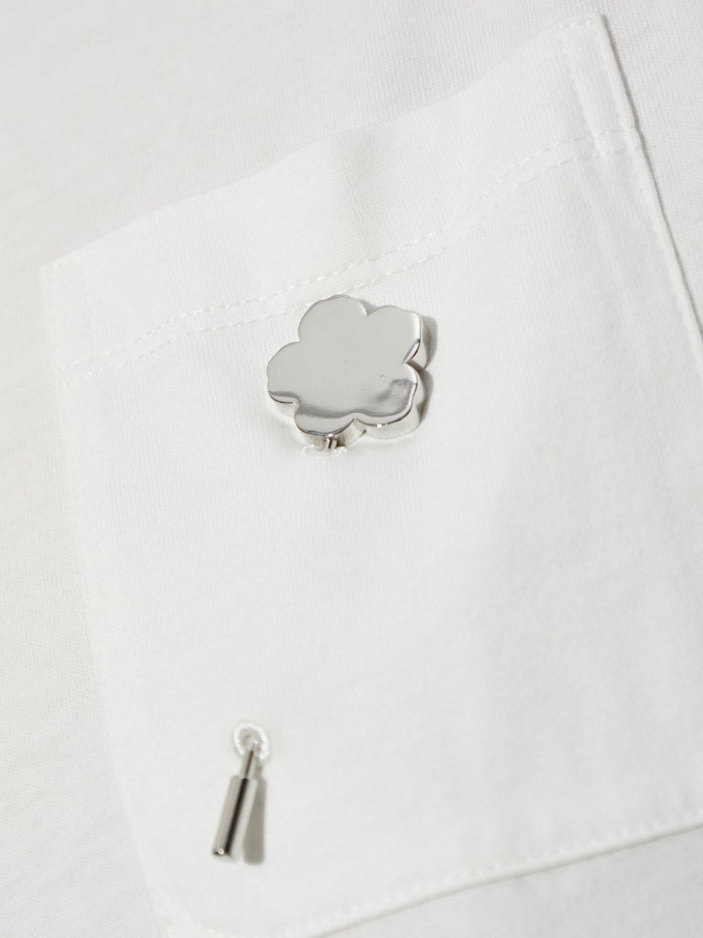 White Short-Sleeved Top