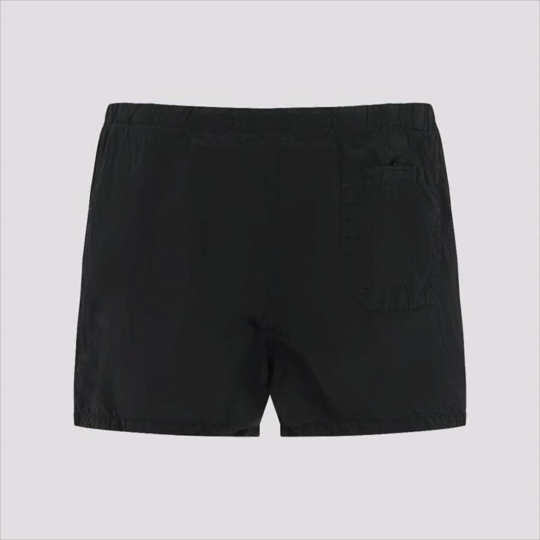 Lightweight Black Polyamide Shorts