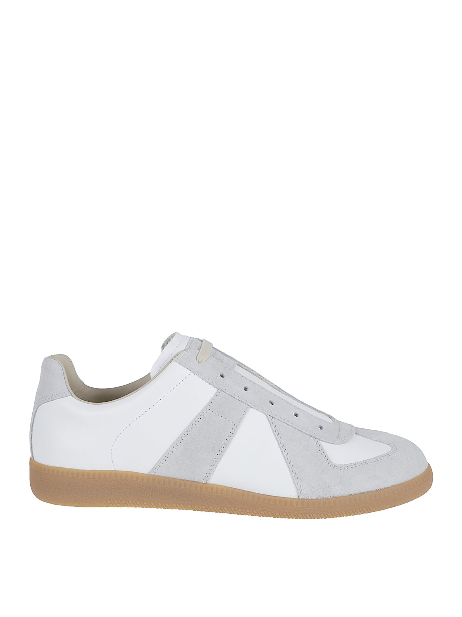 Low Top Sneakers with Multi-Panel Design