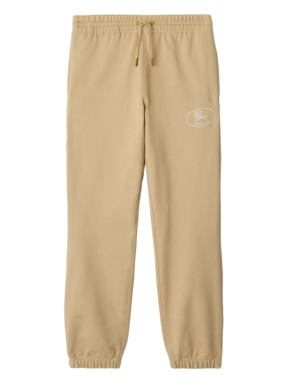 White Tracksuit Trousers With Pleat Detailing