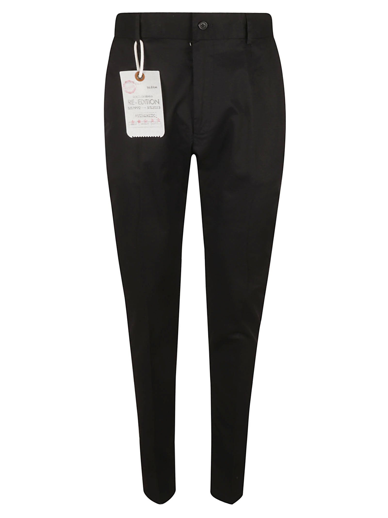 Tailored Black Trousers With Smooth Texture