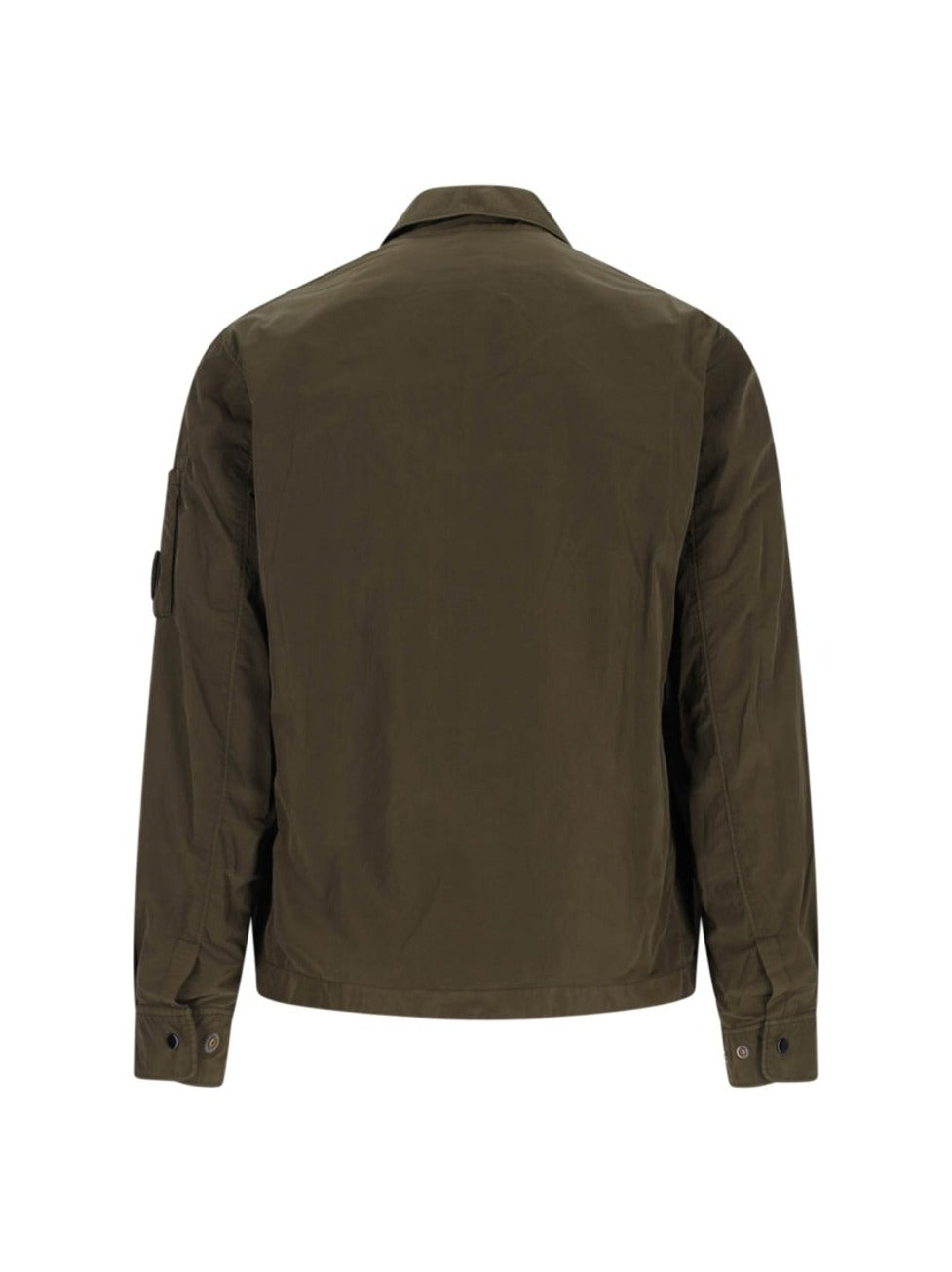 Logo Shirt Jacket – Green