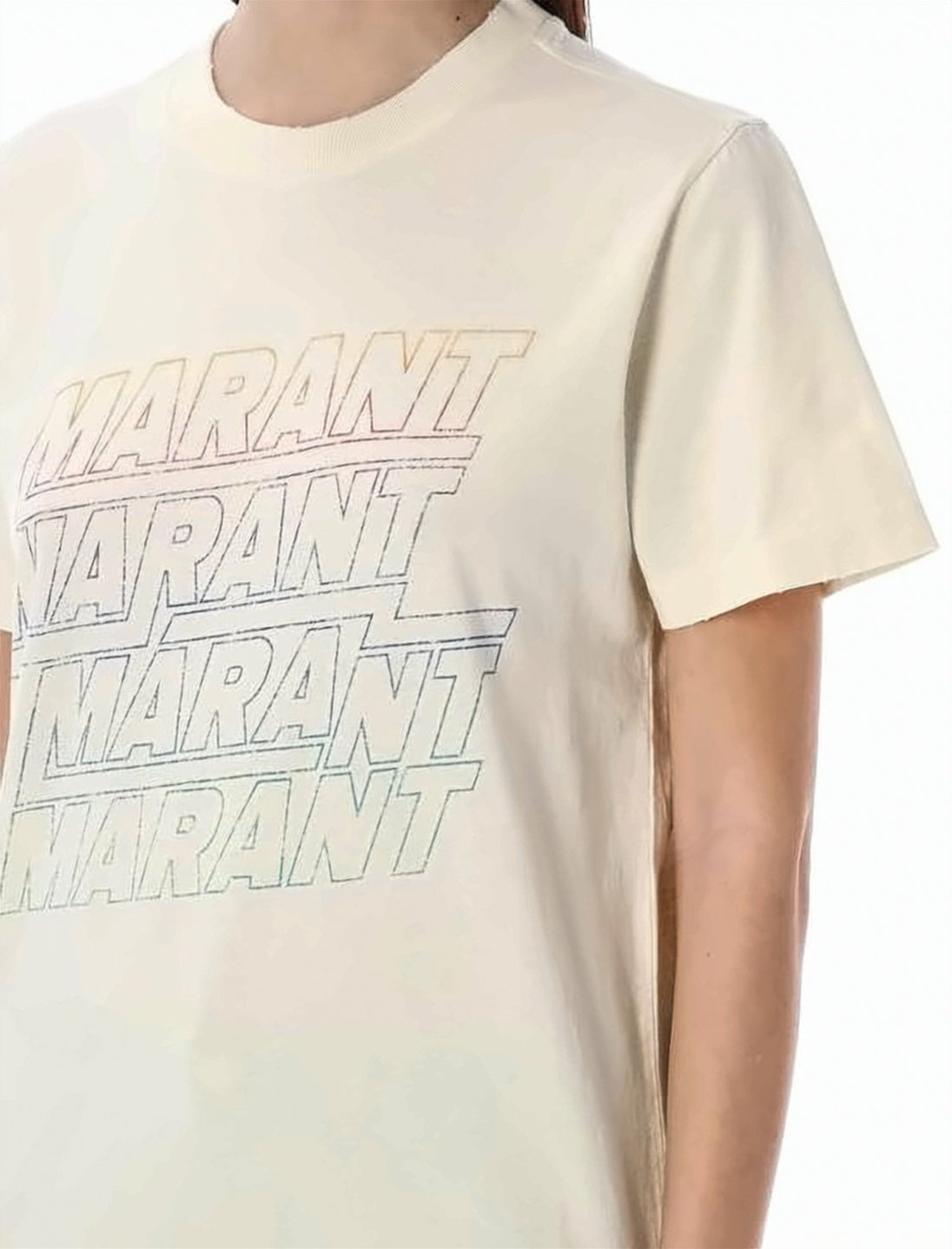 Pastel Gradient Graphic Print T-Shirt