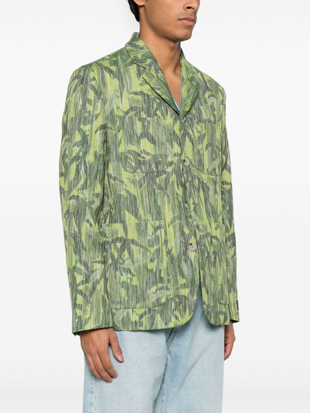 Abstract Pattern Casual Jacket