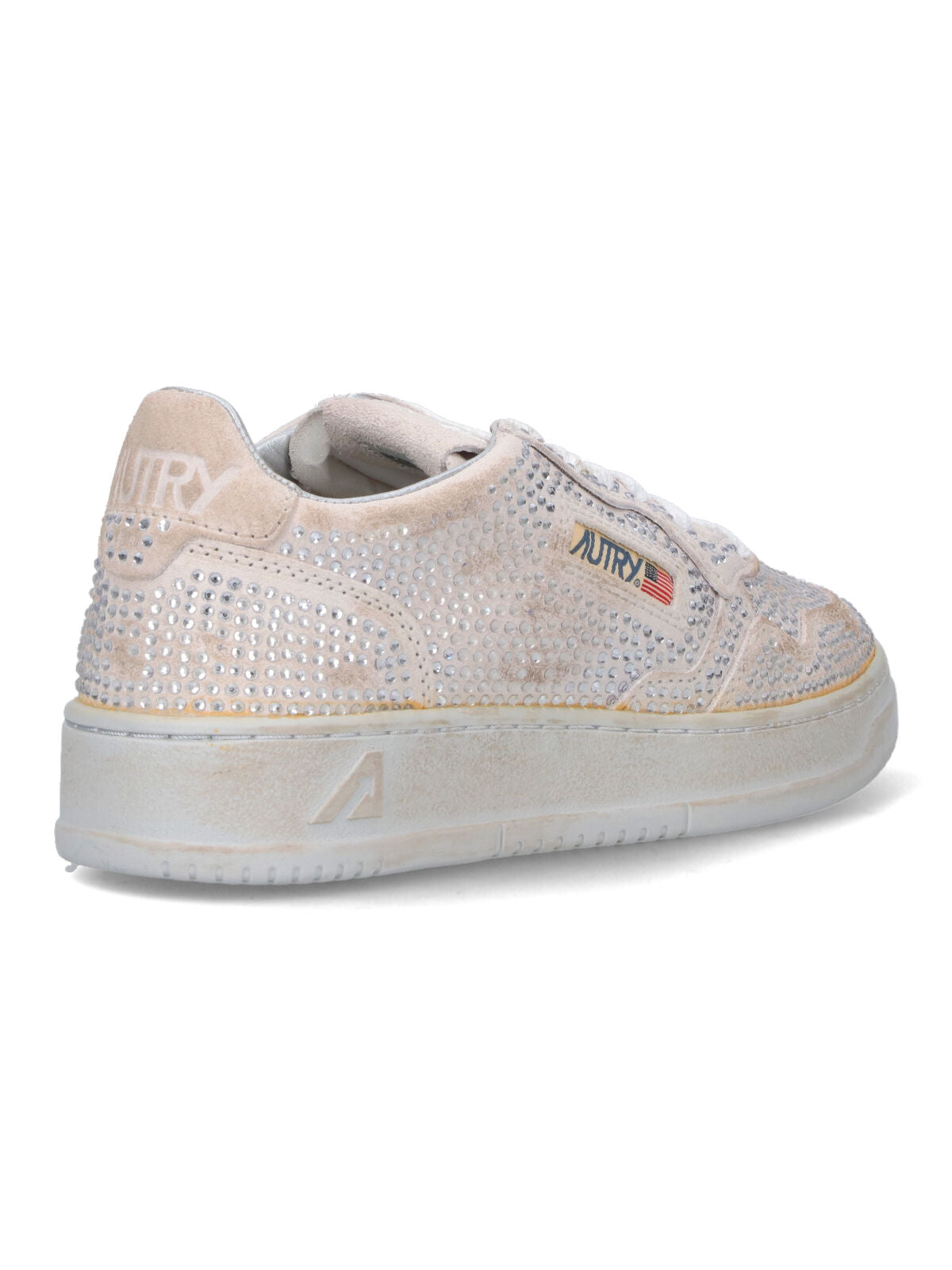 Low-Top Sneakers With Round Toe