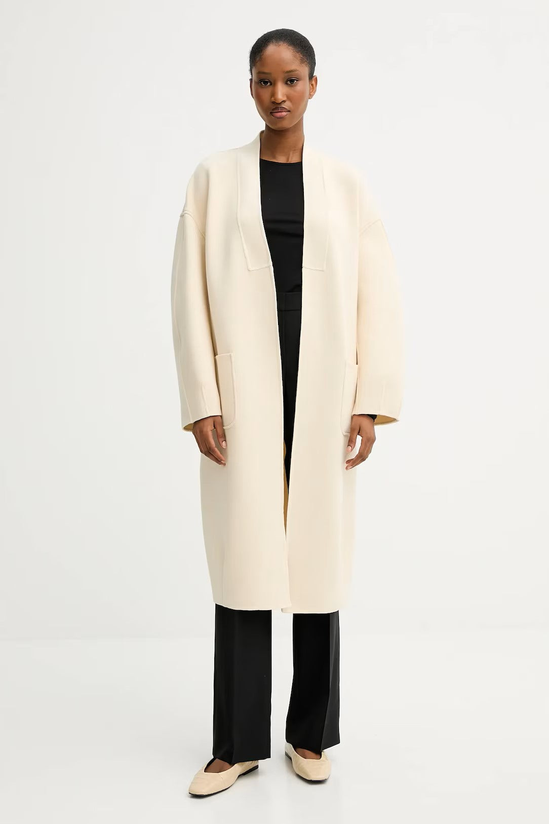 Timeless Ivory Diletta Coat