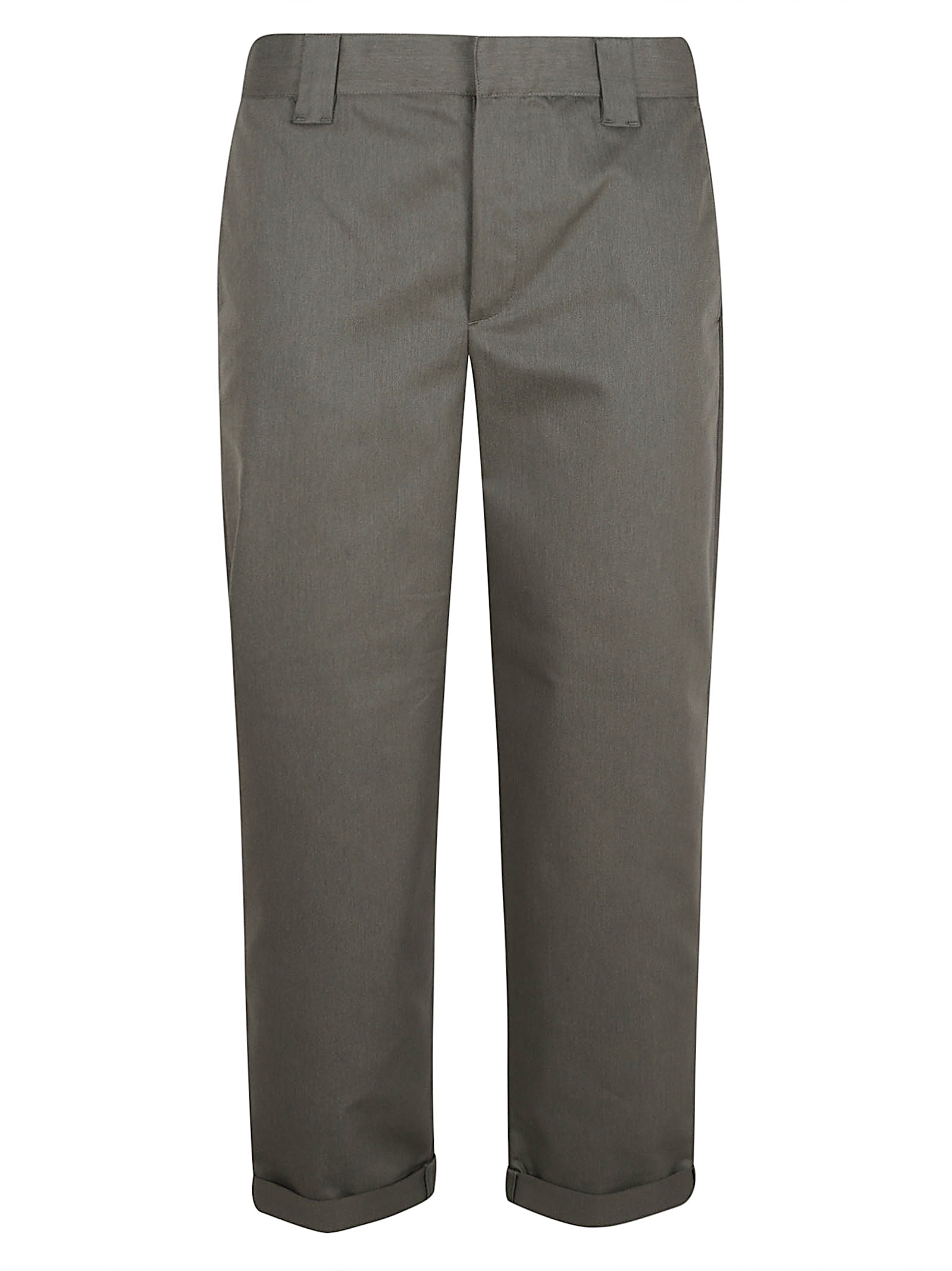 Straight-Leg Trousers with Gold Star Detail