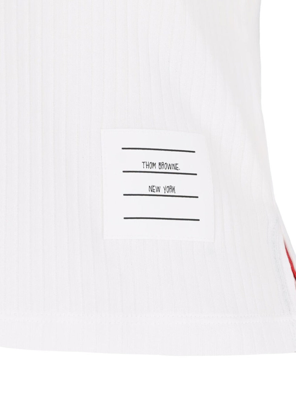 "Three Stripes" Logo T-Shirt – White