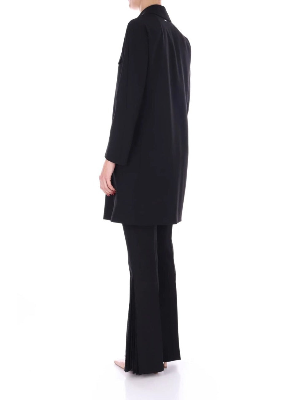 Black Viscose Coat