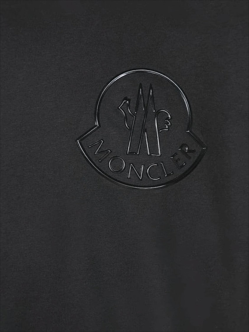 Short-Sleeve Relaxed Fit T-Shirt with Embossed Logo