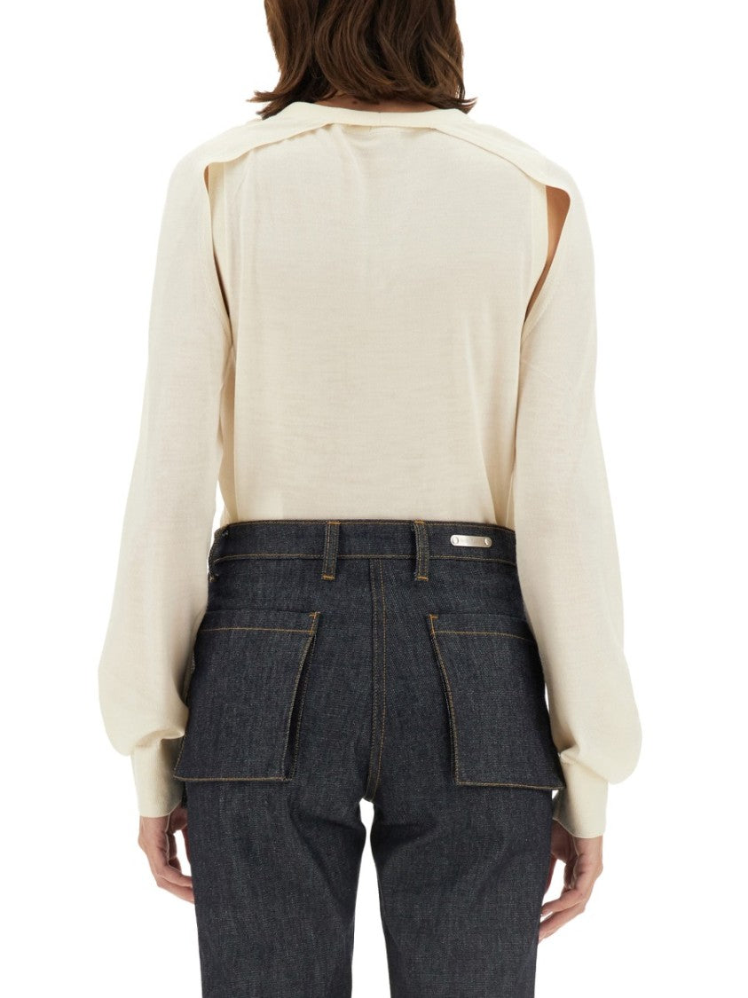 Relaxed-Fit Wool And Silk Blend Top