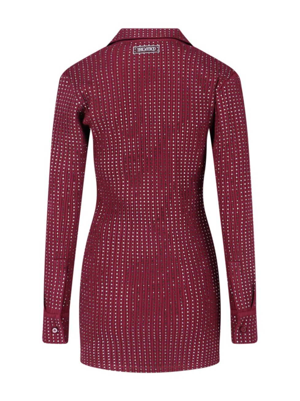 Mini Dress With Deep V-Neckline