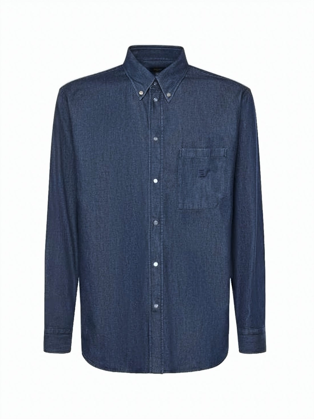 Classic Long-Sleeve Denim Shirt