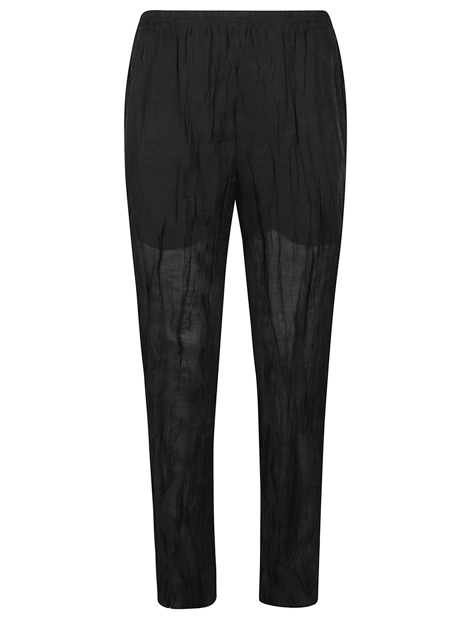 Sheer Black Pants Set