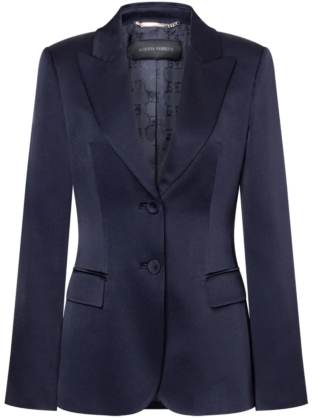 Classic Tailored Jacket with Structured Fit