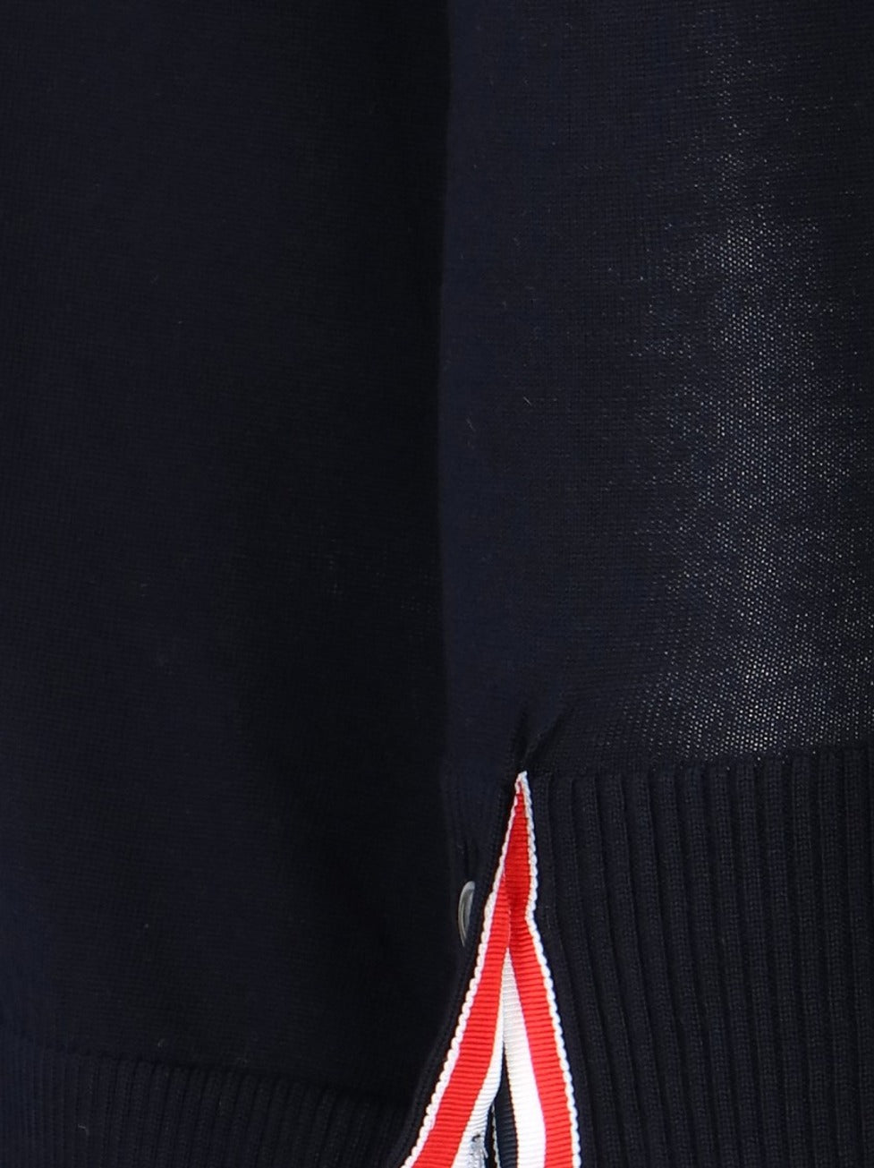 Wool Sweater "4-Bar" – Navy