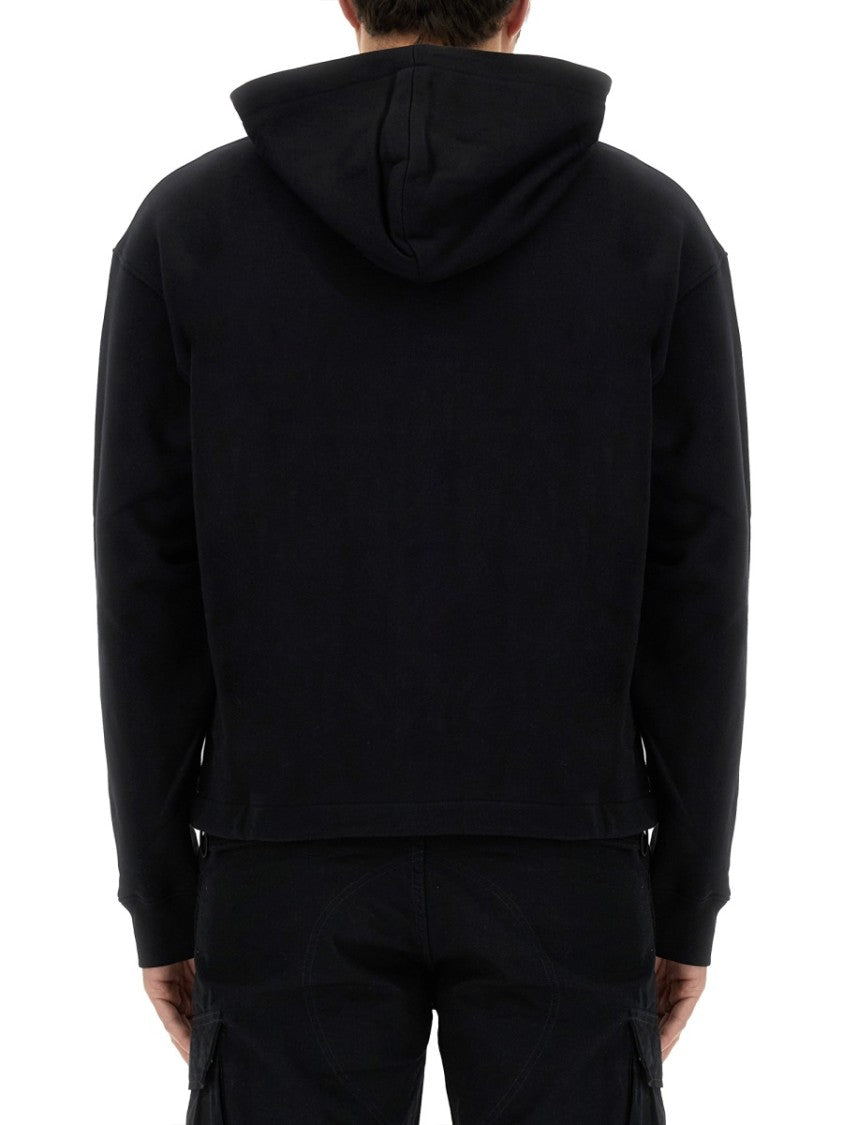 Zip-Up Front Sweatshirt