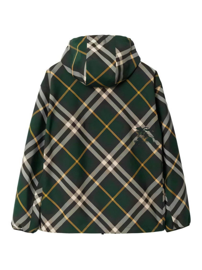 Plaid Hooded Jacket