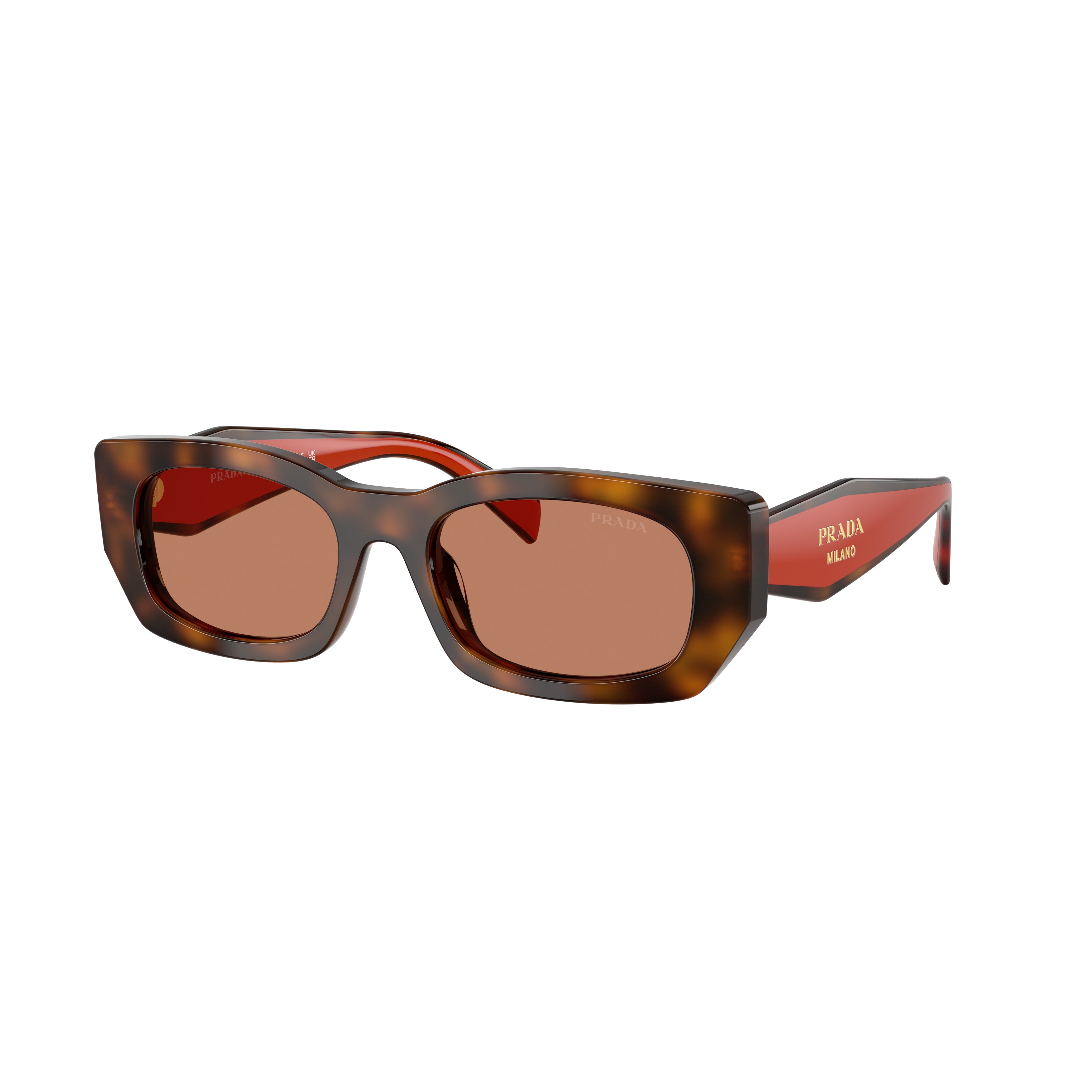 0pr B05s Rectangular Tortoiseshell Acetate Sunglasses