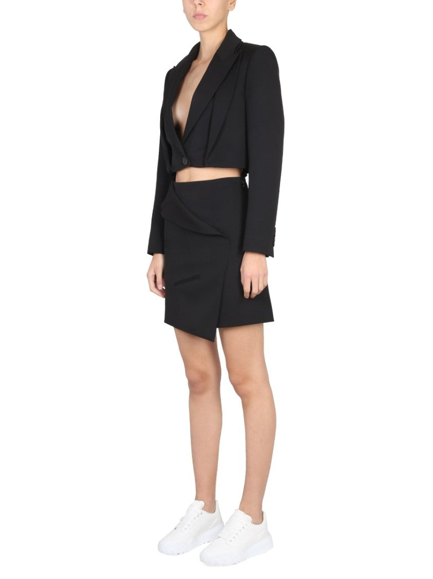 Asymmetrical Mini Skirt