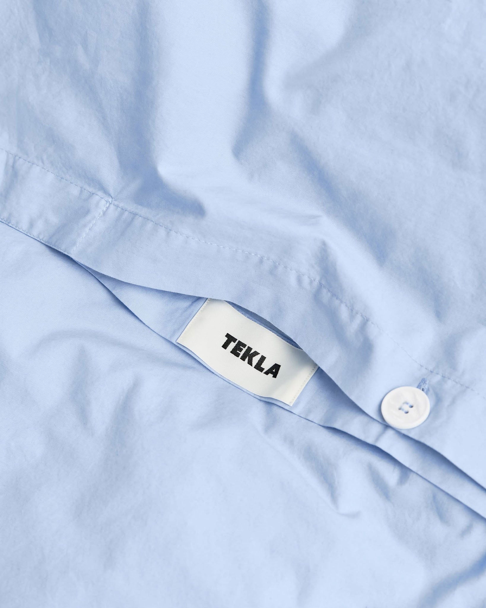 Light Blue Organic Cotton Duvet Cover